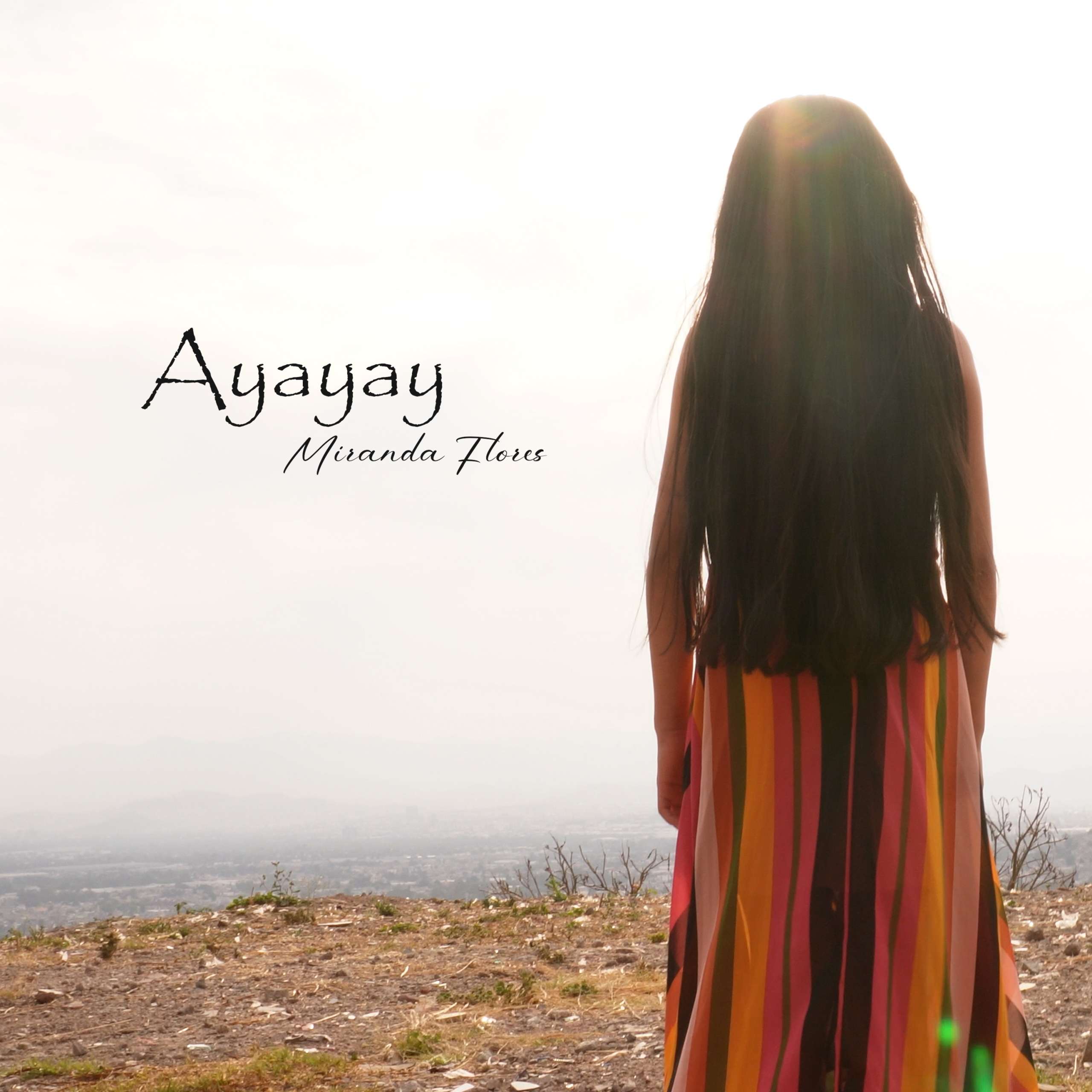 Portada completa del sencillo Ayayay de Miranda Flores